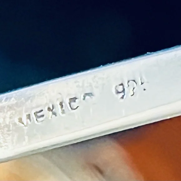 Sterling Silver 925 Torque Torc Modernist Necklace Ring Collar Vintage - Picture 6 of 9